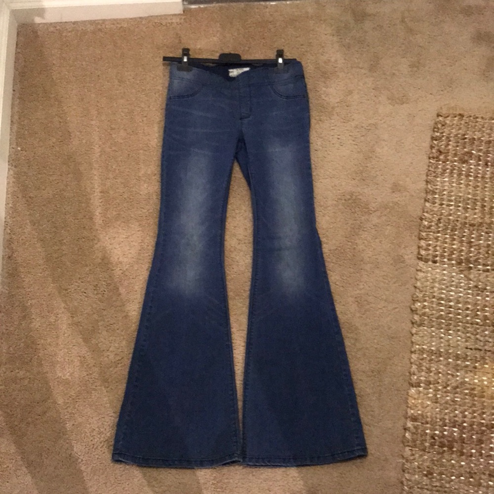 Free People Petite Flare Jeans